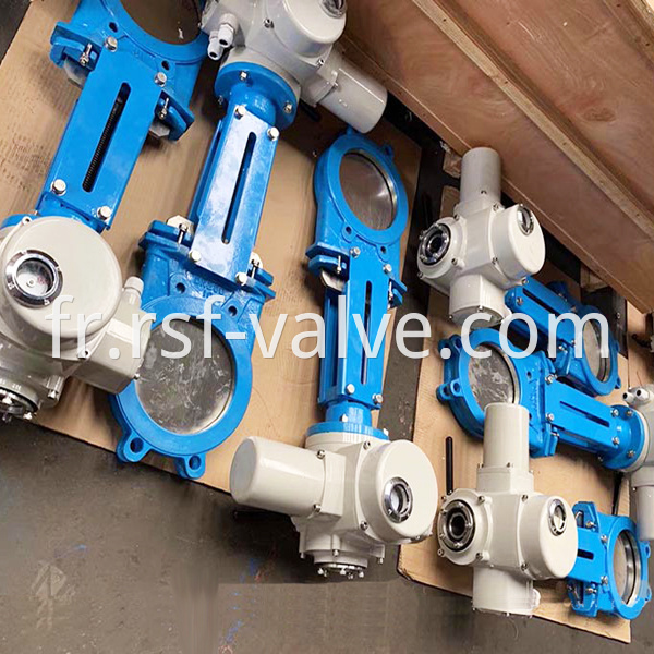 Electric Actuator Knife Gate Valve